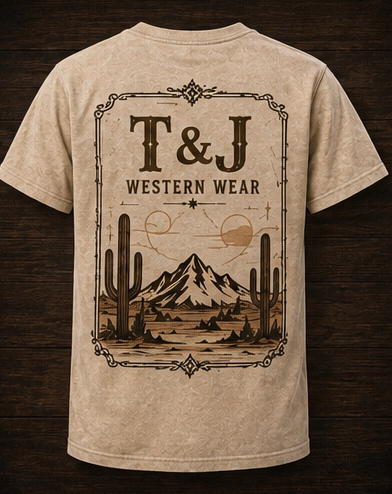 Beige Western T-shirt